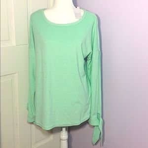 NWT Love riche | Teal Swim Cover Up Top